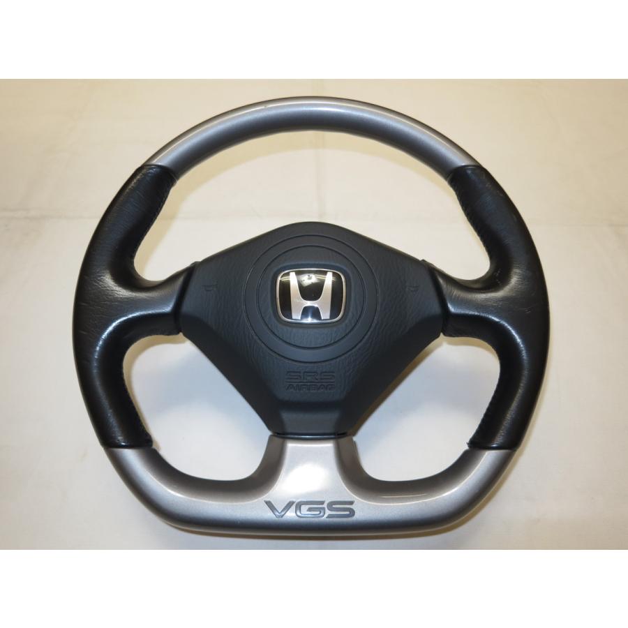 VGS！！S2000 AP1 タイプV 純正 中期 革 ステアリング ハンドル エア 