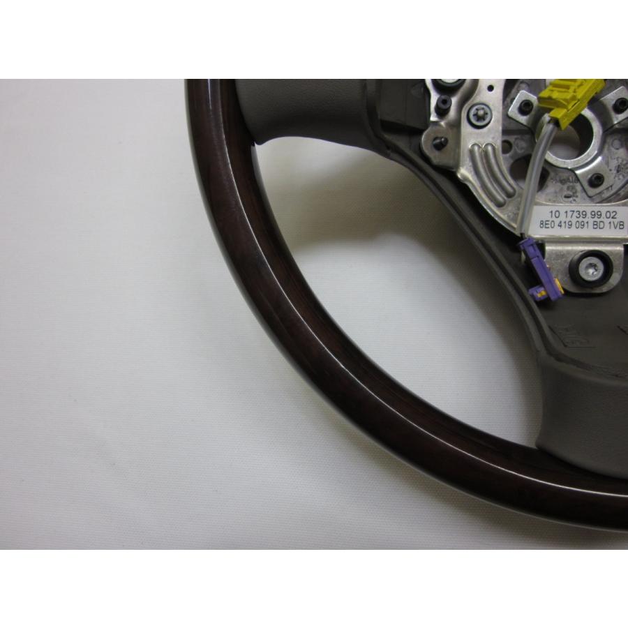 新同! A4 8E B6 アウディ 純正 ウッド コンビ ステアリング ハンドル