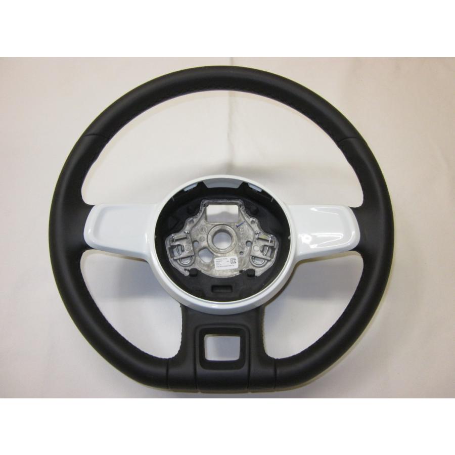 新同! ビートル 16CBZ 純正 革 ステアリング ハンドル 5C0 419 091 AD AACHY アップ UP! 前期 管理番号（Q-2159）