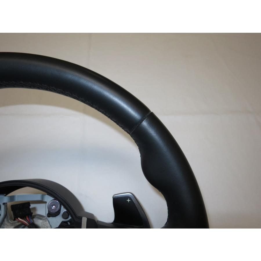 希少!パドルシフト付!! F31 320i BMW純正 革 ステアリング ハンドルF30