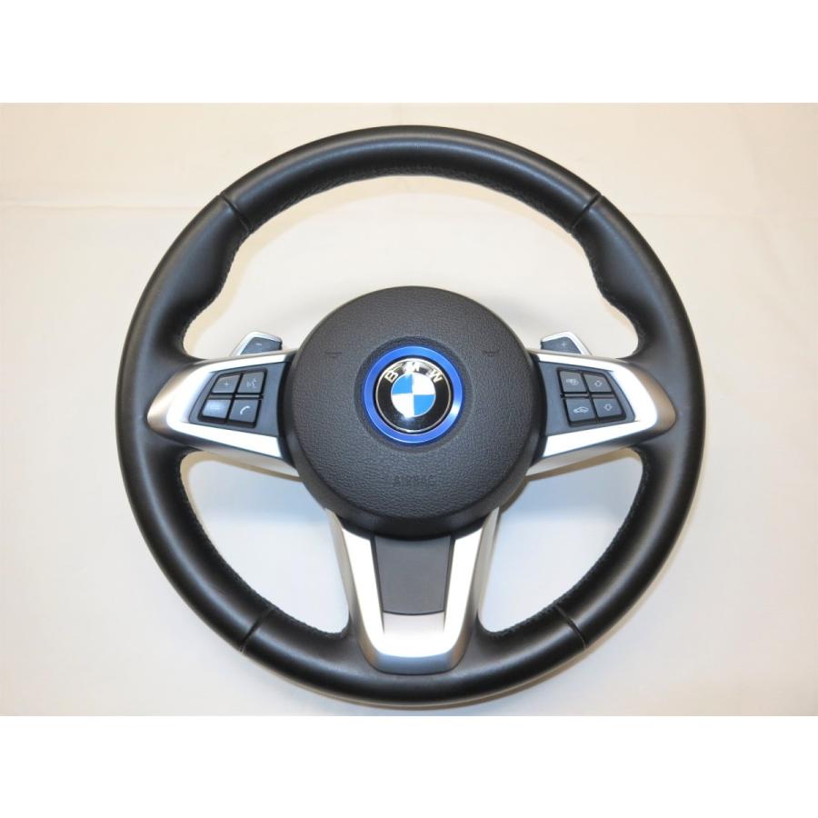希少! パドルシフト付 Z4 E89 BMW 純正 革 ステアリング 希少! パドルシフト付 Z4 E89 BMW 純正 革 ステアリング