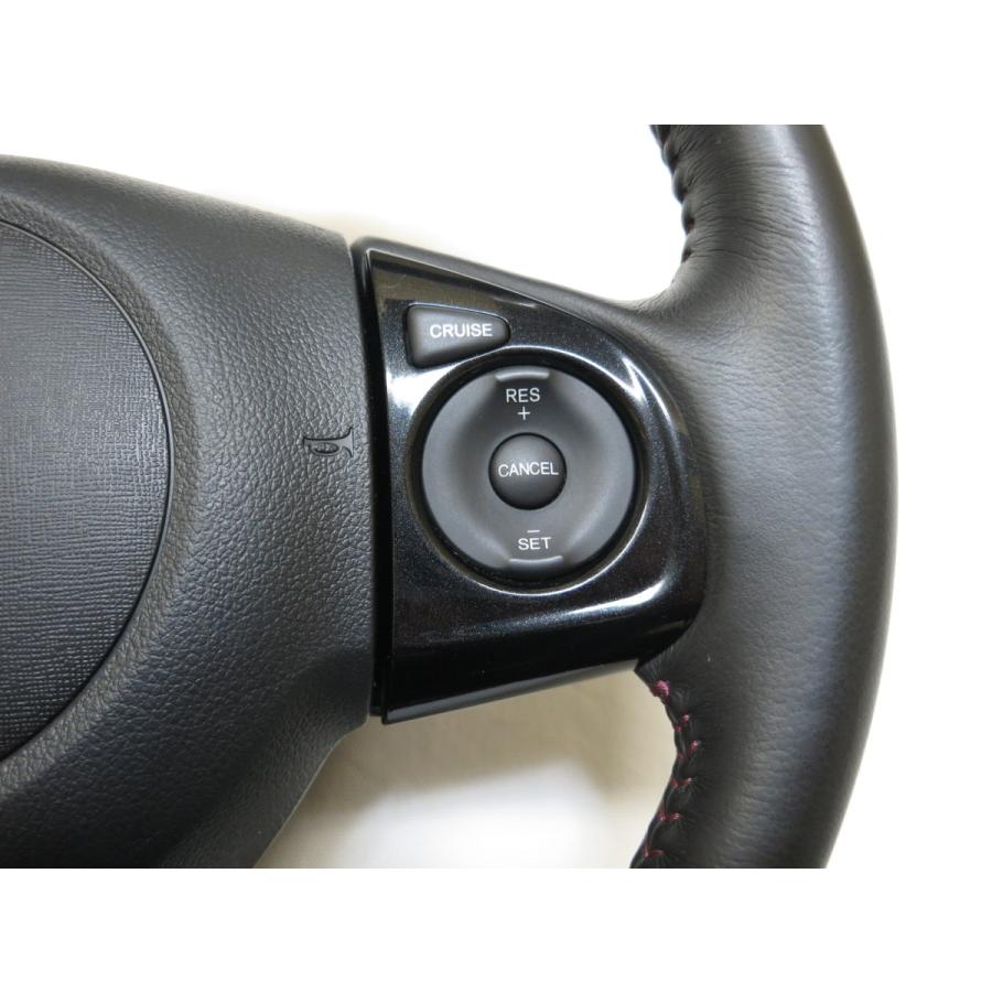 希少!パドル付! NONE N-ONE JG1 革 ステアリング ハンドル エア