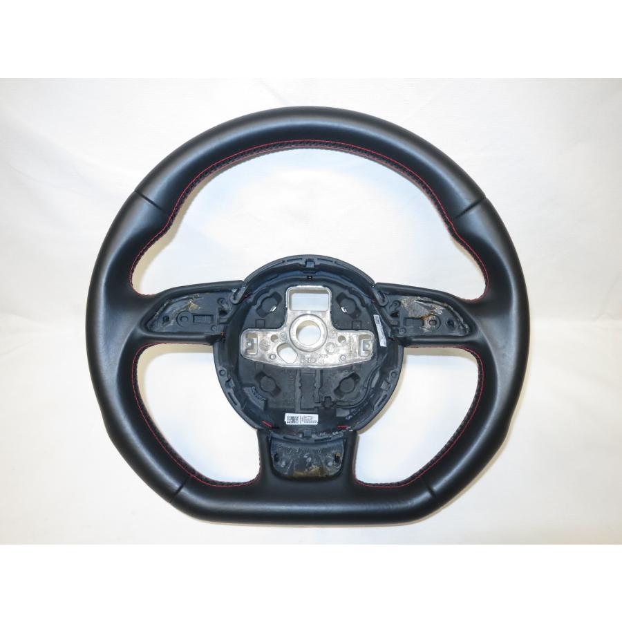 希少! フラットボトム! S1 8X アウディ 純正 革 ステアリング ハンドル