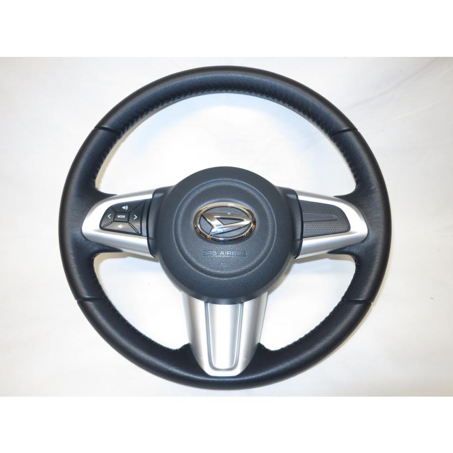 コペン LA400K 純正 革 ステアリング ハンドル エアバック エアバッグ