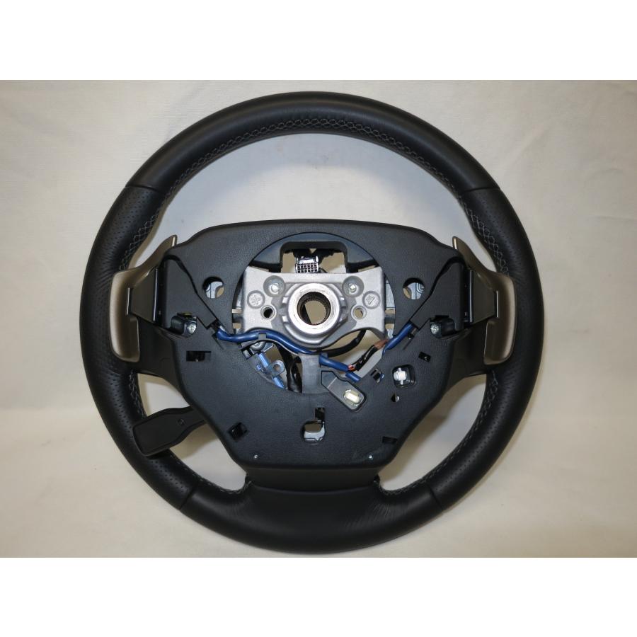 希少ヒーター付! GS（10系前期）GWL10 Fスポーツ 純正 革 ステアリング