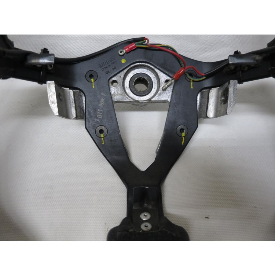 エボVI ランエボ6 CP9A 純正 momo モモ 革 ステアリング ハンドル エア