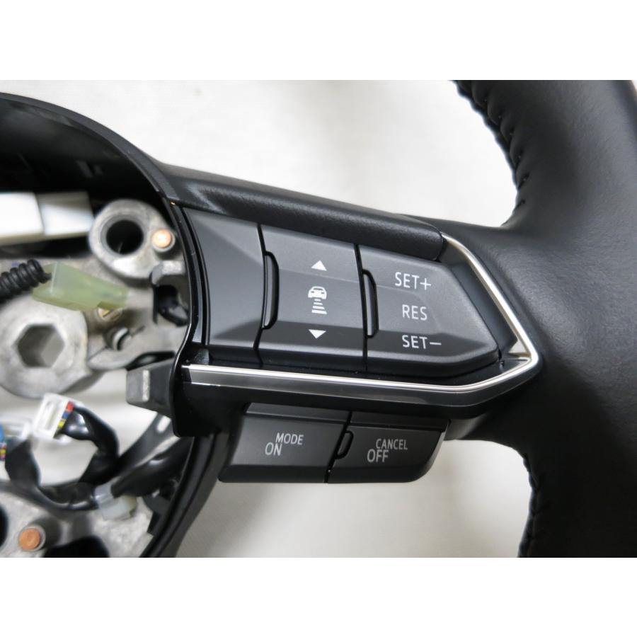 美品! ヒーター付! CX3 CX-3 DK 純正 革 ステアリング ハンドル 美品! ヒーター付! CX3 CX-3 DK 純正 革 ステアリング ハンドル