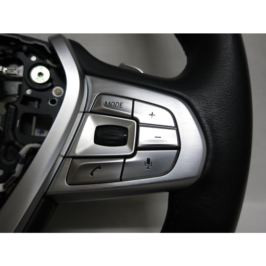 美品! パドル付! G11 7シリーズ BMW 純正 Mスポーツ 革 ステアリング 
