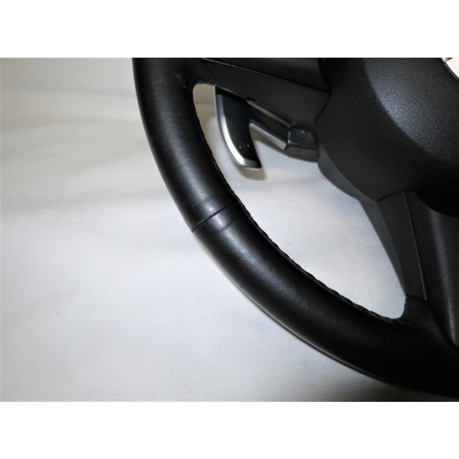 希少! パドル付! RX8 RX-8 SE3P 純正 革 ステアリング ハンドル 希少! パドル付! RX8 RX-8 SE3P 純正 革 ステアリング ハンドル