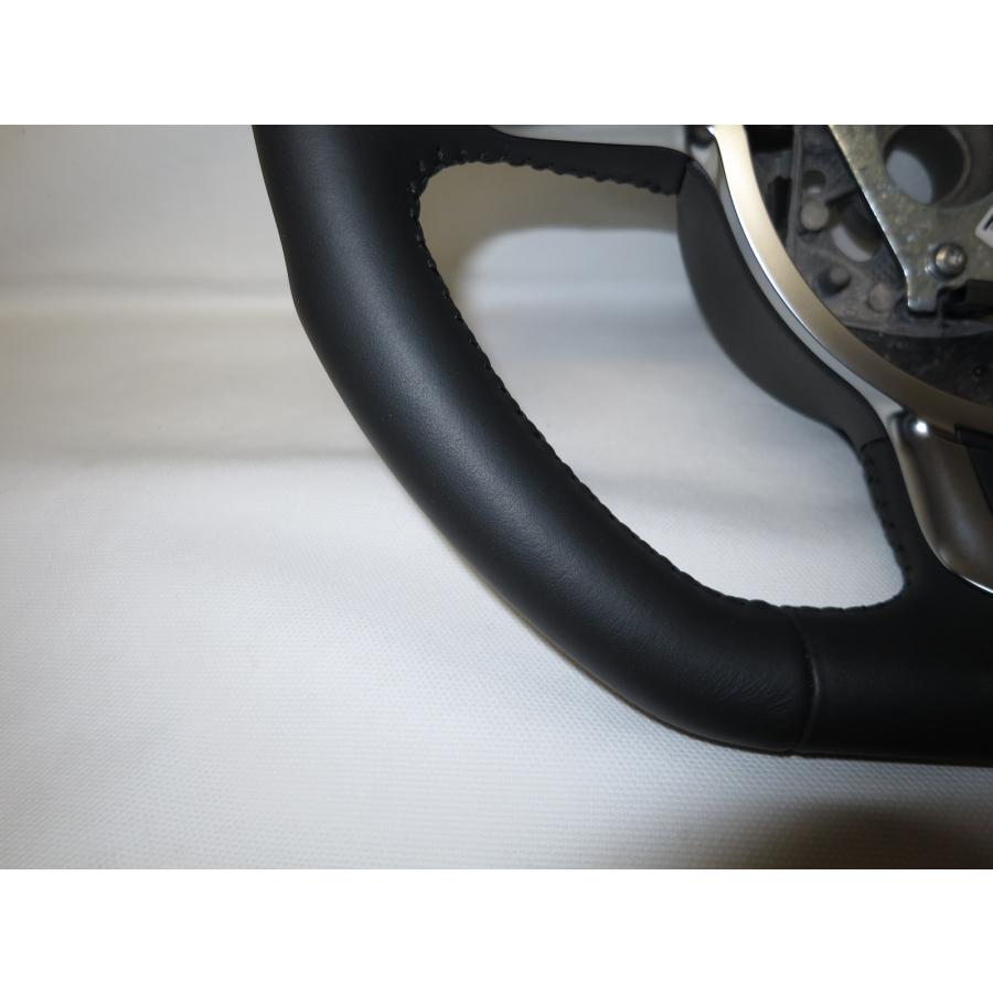 新品! フラットボトム! TT 8J アウディ 純正 革 ステアリング ハンドル