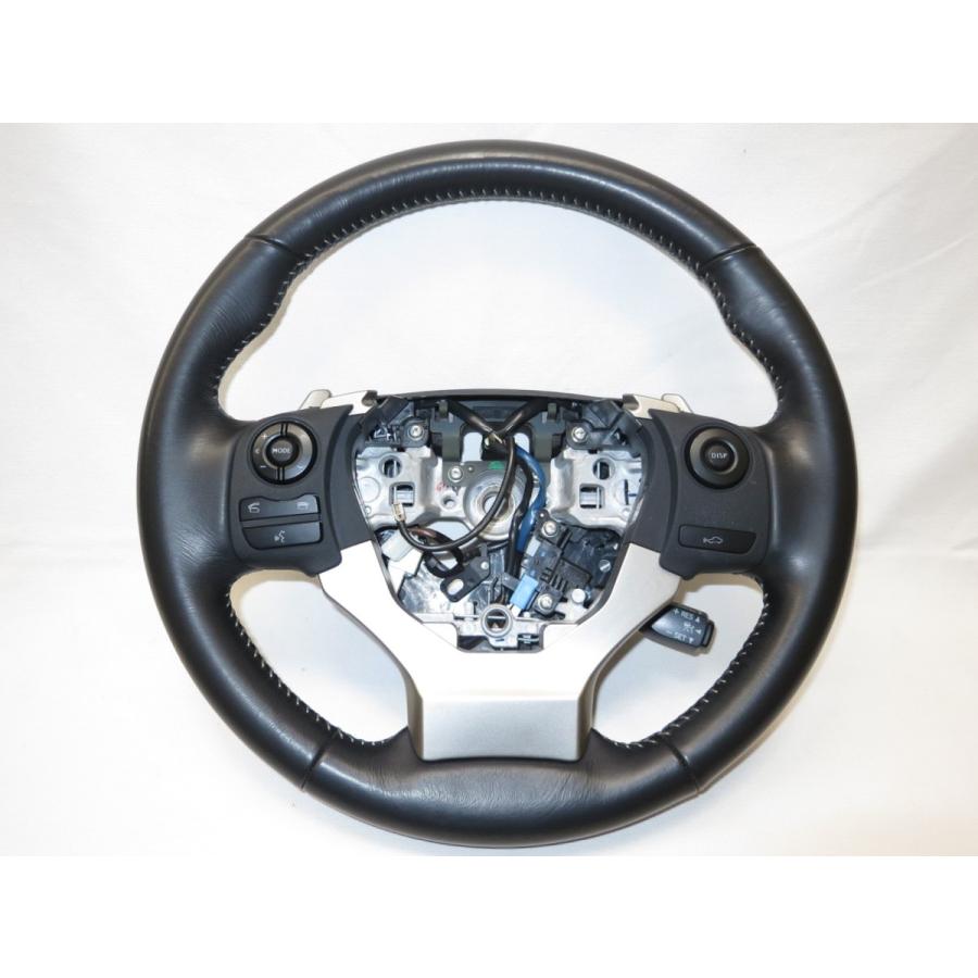 希少!パドル付き! CT CT200h 後期 レクサス 純正 革 ステアリング