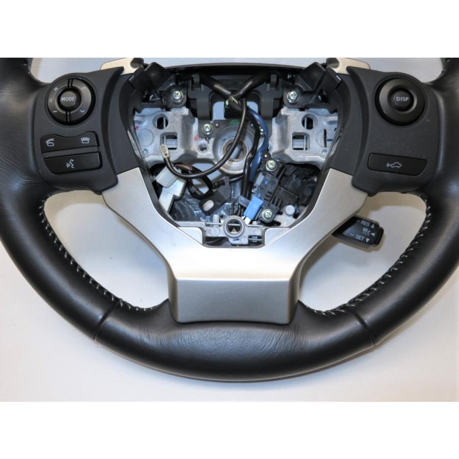 希少!パドル付き! CT CT200h 後期 レクサス 純正 革 ステアリング