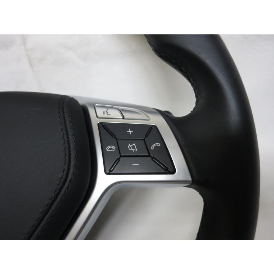 希少ステッチタイプ! R231 SL純正 革 ステアリング 運転席 エアバック