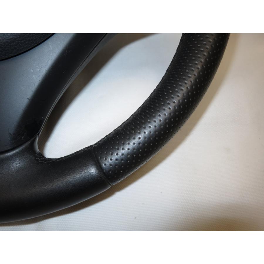 E90 BMW VR20 純正 革 ステアリング ハンドル エアバック エア