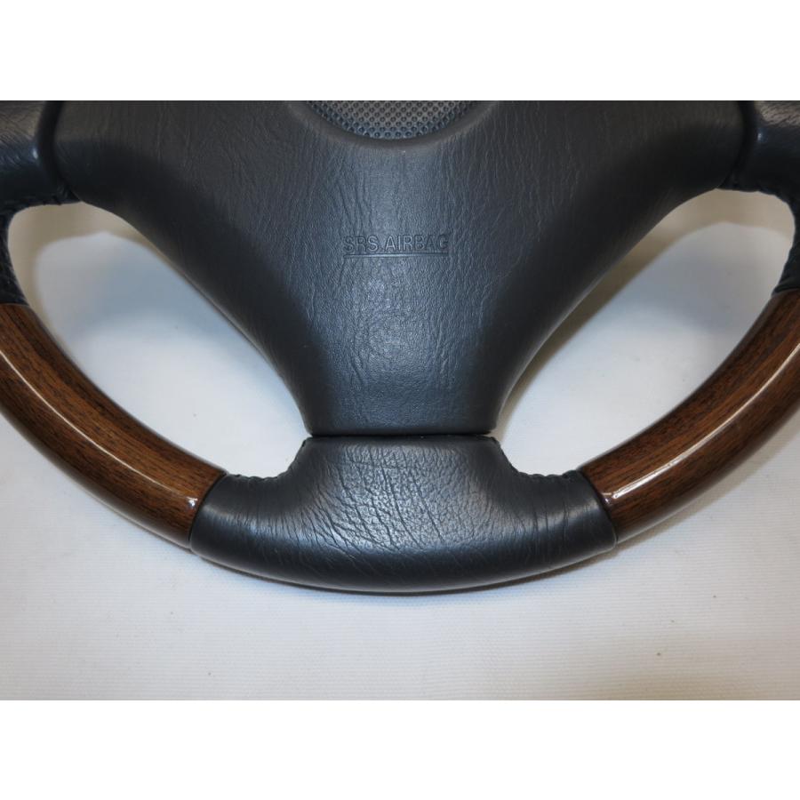 ワゴンR MC21S MC22S 純正 ウッド ステアリング ハンドル エアバック