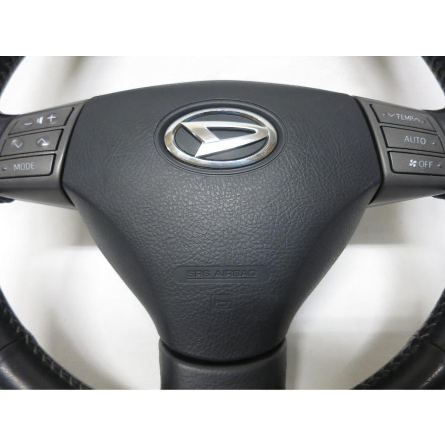 ダイハツ ムーヴ ミラ タント L175S L275 L375S 純正 モモステ ミラ L275S純正 革 ステアリング ハンドル エアバック エアー
