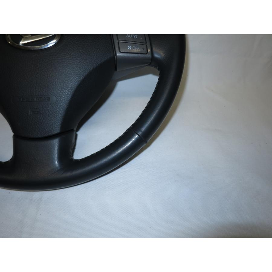 ミラ L275S純正 革 ステアリング ハンドル エアバック エアーバック