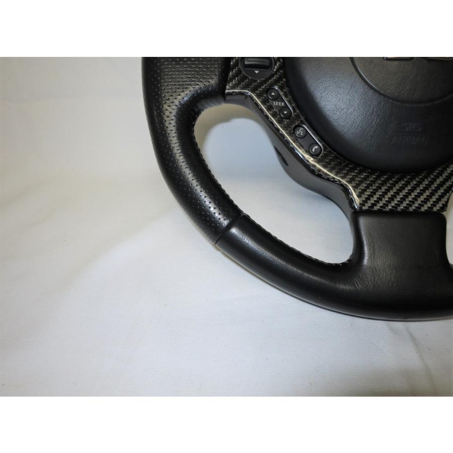 GTR GT-R R35 純正 革 ステアリング ハンドル エアバック エアーバック