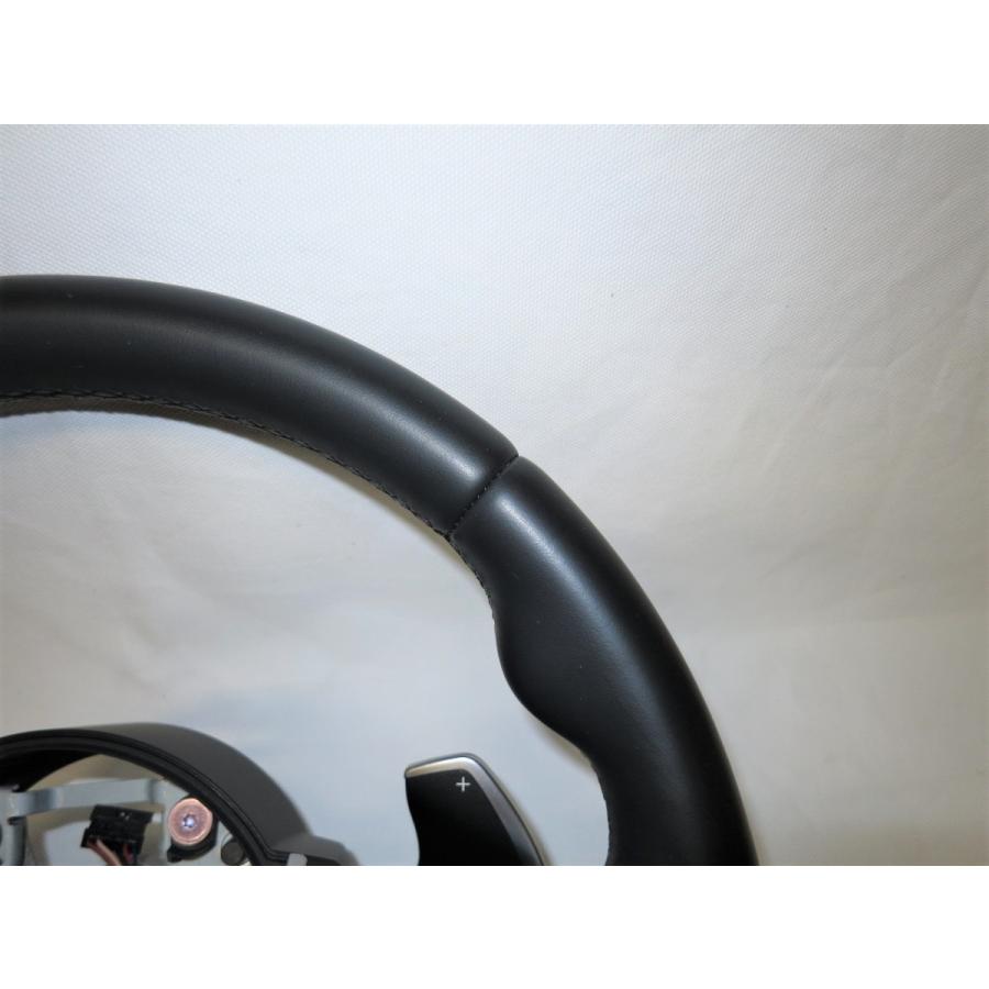 希少パドル付! F30 BMW Mスポーツ 純正 革 ステアリング ハンドル