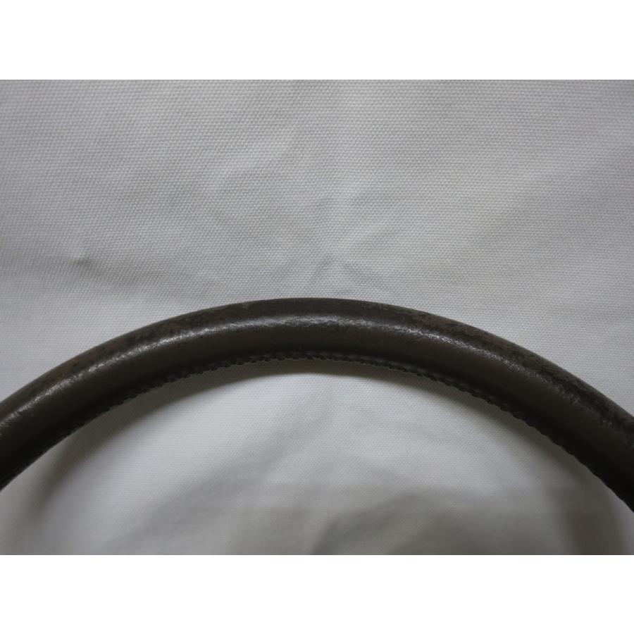 ランクル FZJ80G 80系 後期 純正 革 ステアリング ハンドル エアバック