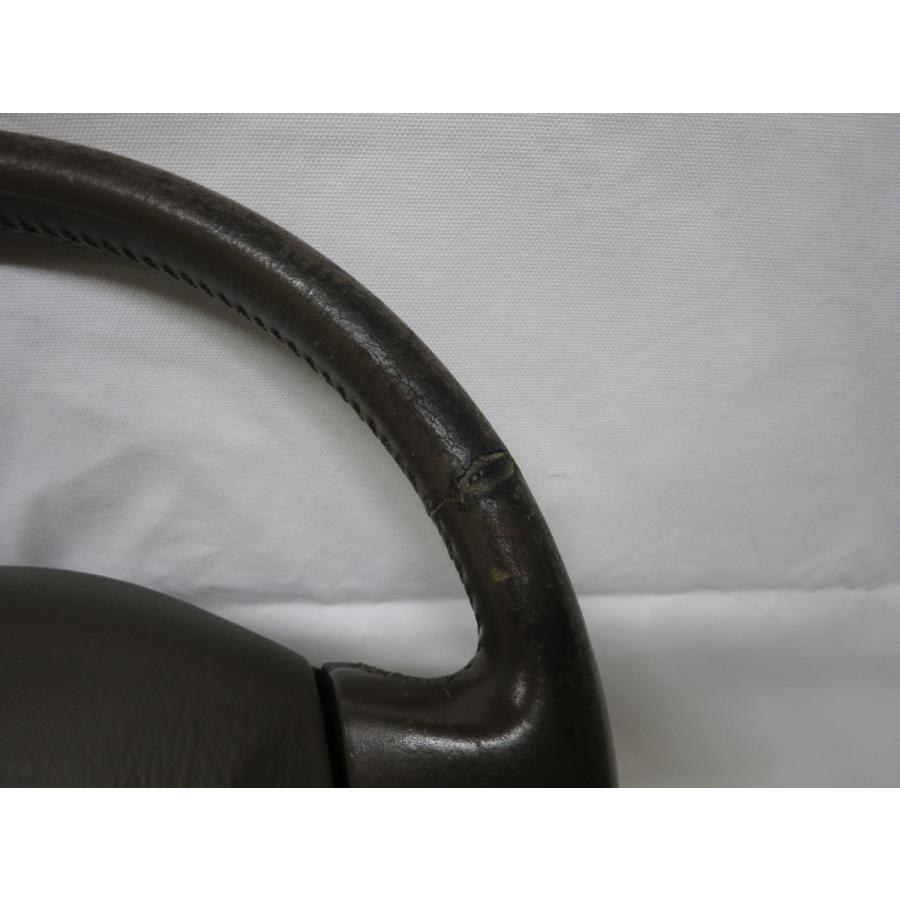 ランクル FZJ80G 80系 後期 純正 革 ステアリング ハンドル エアバック