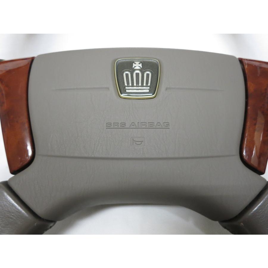 クラウン JZS171 JZS175 17系 後期 純正 革 ステアリング ハンドル