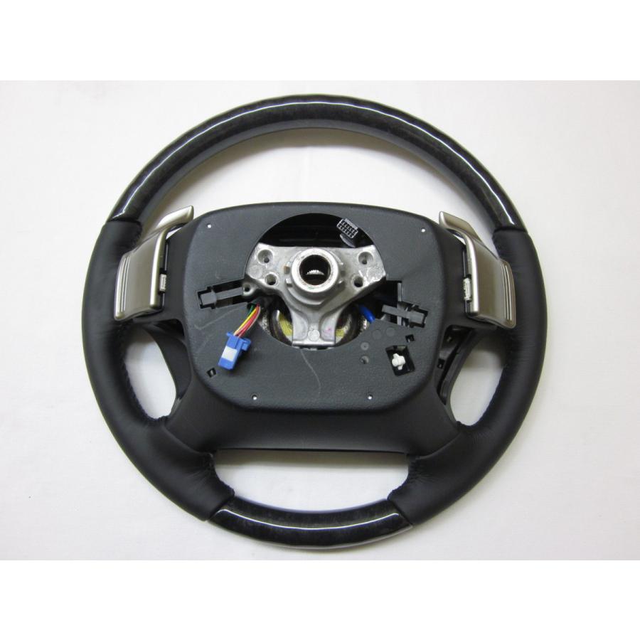 黒木! パドル! LX570 LX 純正 ウッド ステアリング ヒーター エア