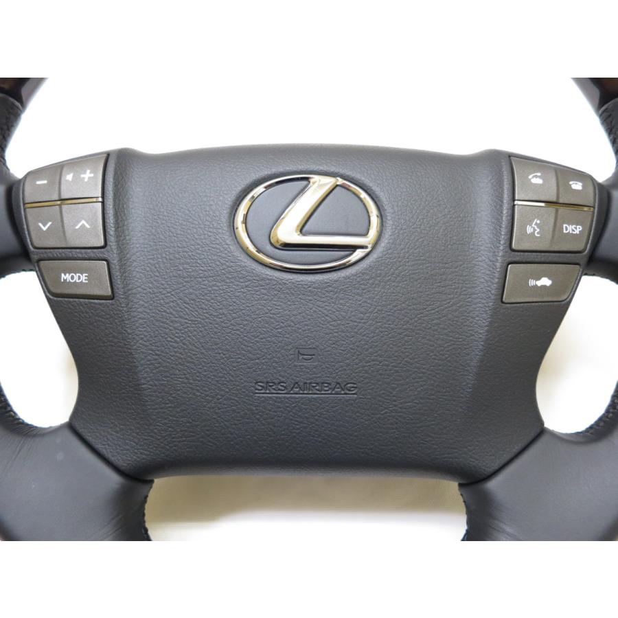 LX570 LX レクサス 純正 ウッド ステアリング エアバック LS ランクル 