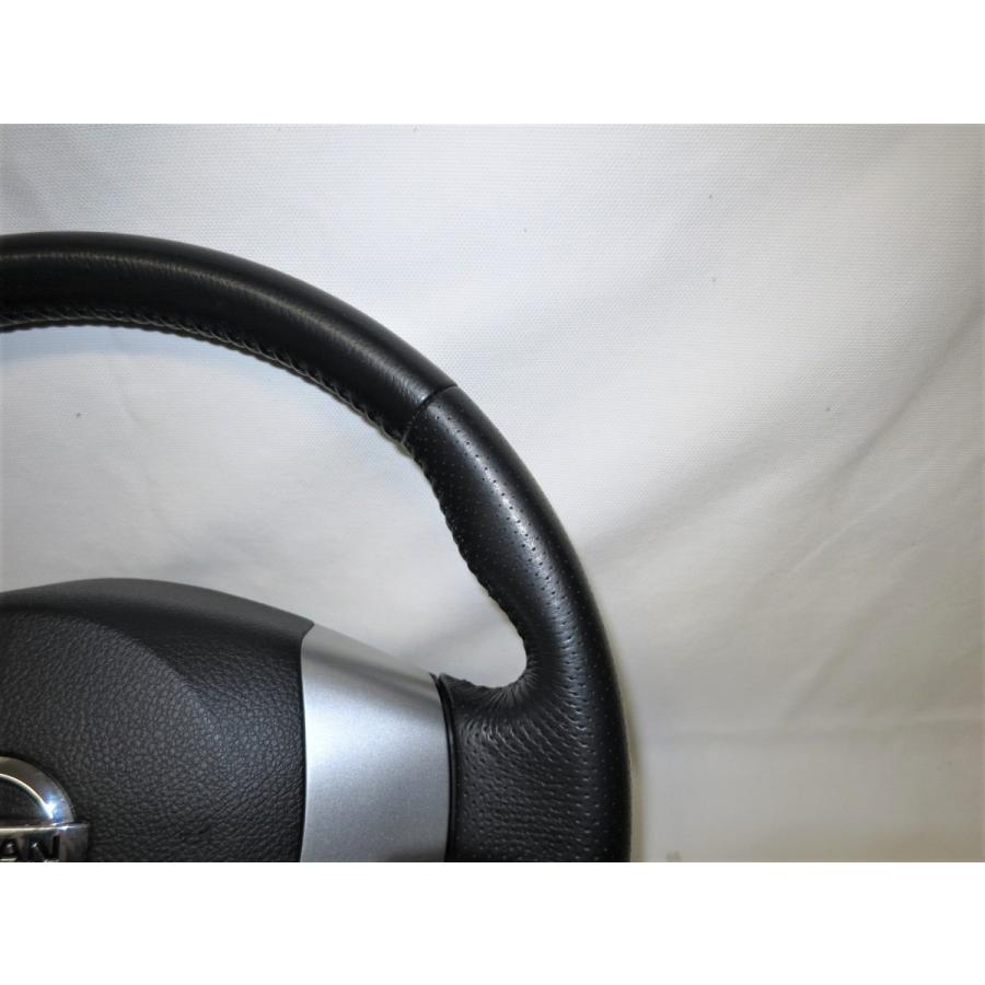 エクストレイル T31 純正 革 ステアリング 運転席 エアバック エアー