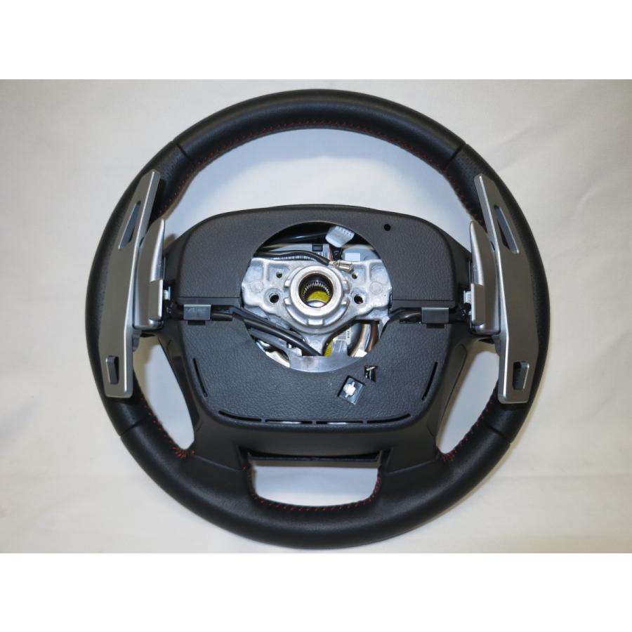 美品! G's! パドル付! レッドステッチ! マークX GRX130 純正 革