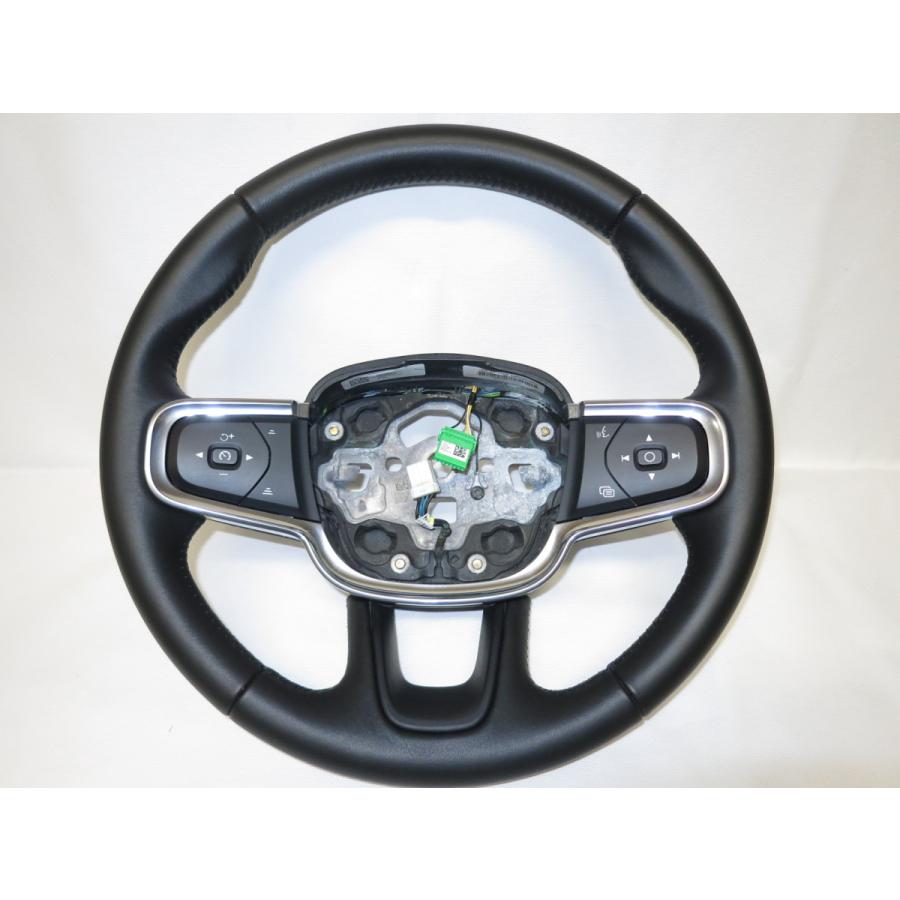 美品! XC40 ボルボ XB XB420XC 純正 本革 革 ステアリング ハンドル