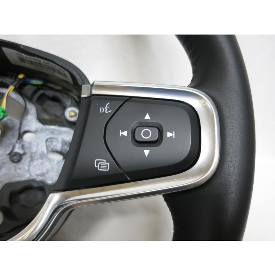 美品! XC40 ボルボ XB XB420XC 純正 本革 革 ステアリング ハンドル