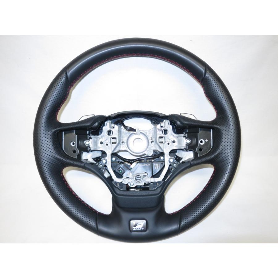 新同! パドル付! ES300h AXZH10 Fスポーツ レクサス 純正 革