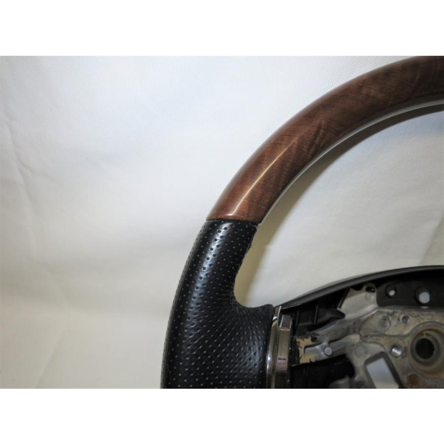 美品! フーガ 3500 350GT PY50 Y50 純正 ウッド コンビ ステアリング