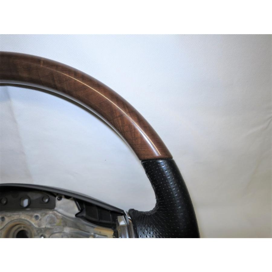 美品! フーガ 3500 350GT PY50 Y50 純正 ウッド コンビ ステアリング