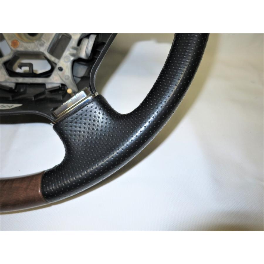美品! フーガ 3500 350GT PY50 Y50 純正 ウッド コンビ ステアリング