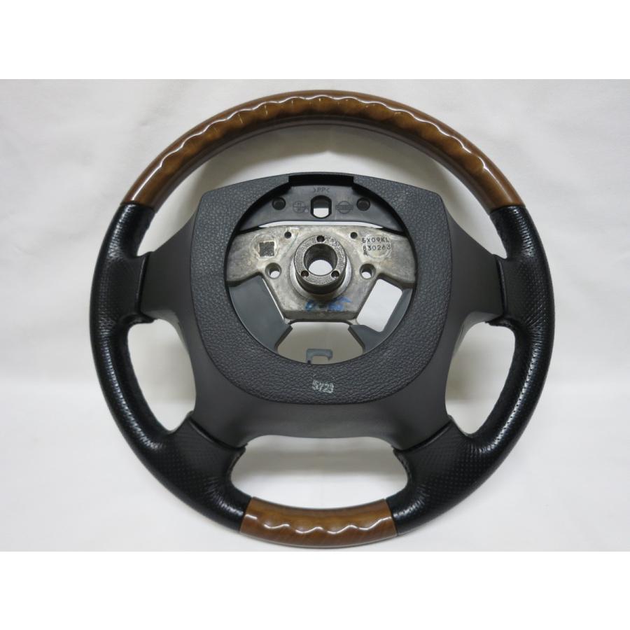 美品! フーガ 3500 350GT PY50 Y50 純正 ウッド コンビ ステアリング