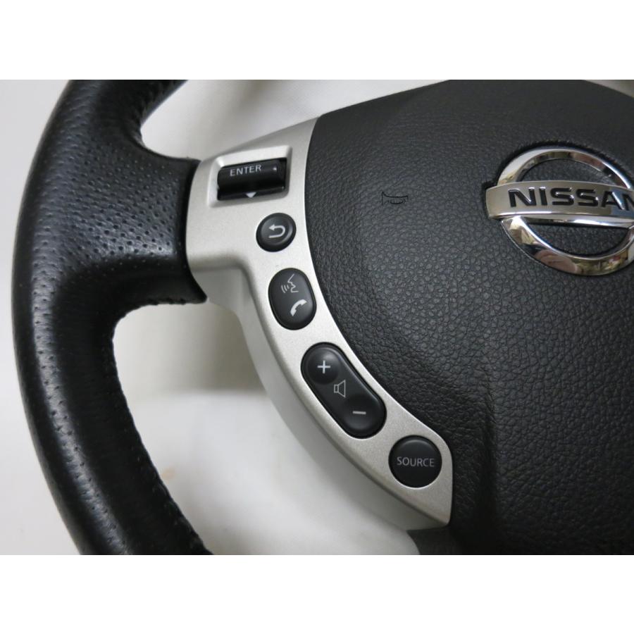 エクストレイル TNT31 T31 純正 革 ステアリング 運転席 エアバック