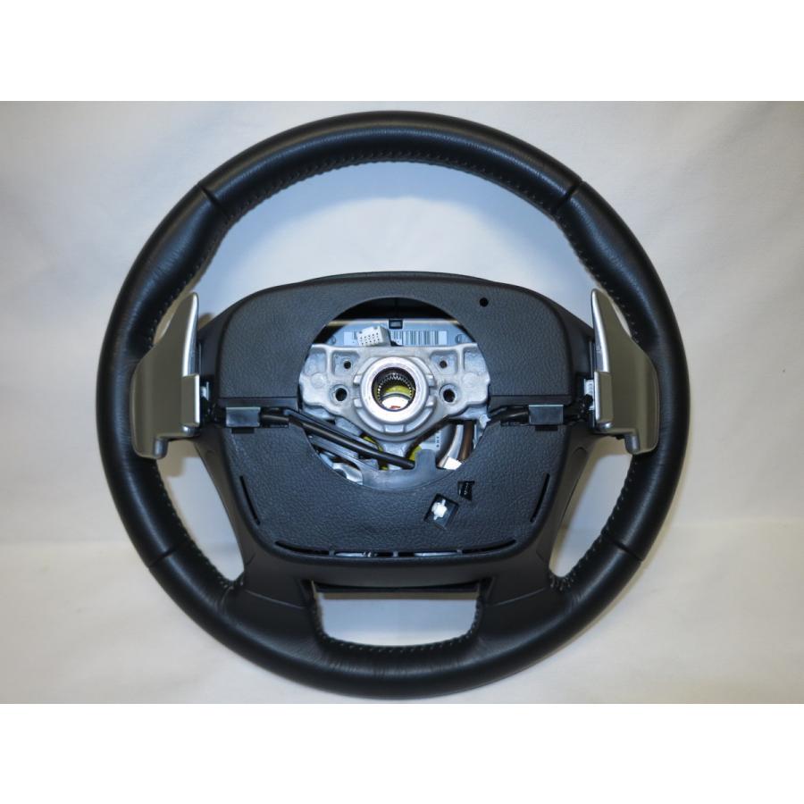 希少! パドル付! マークX GRX130 130系 純正 革 ステアリング