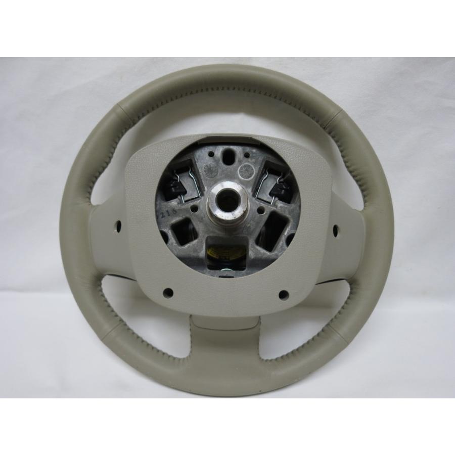 キューブ Z12 純正 革 ステアリング ハンドル エアバック エアーバック