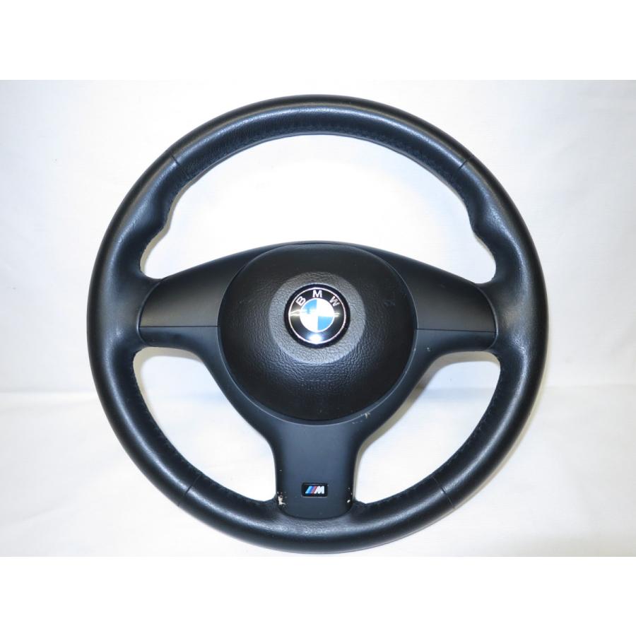 E46 BMW AY20 318i Mスポーツ 純正 革 ステアリング ハンドル E46 BMW AY20 318i Mスポーツ 純正 革 ステアリング ハンドル