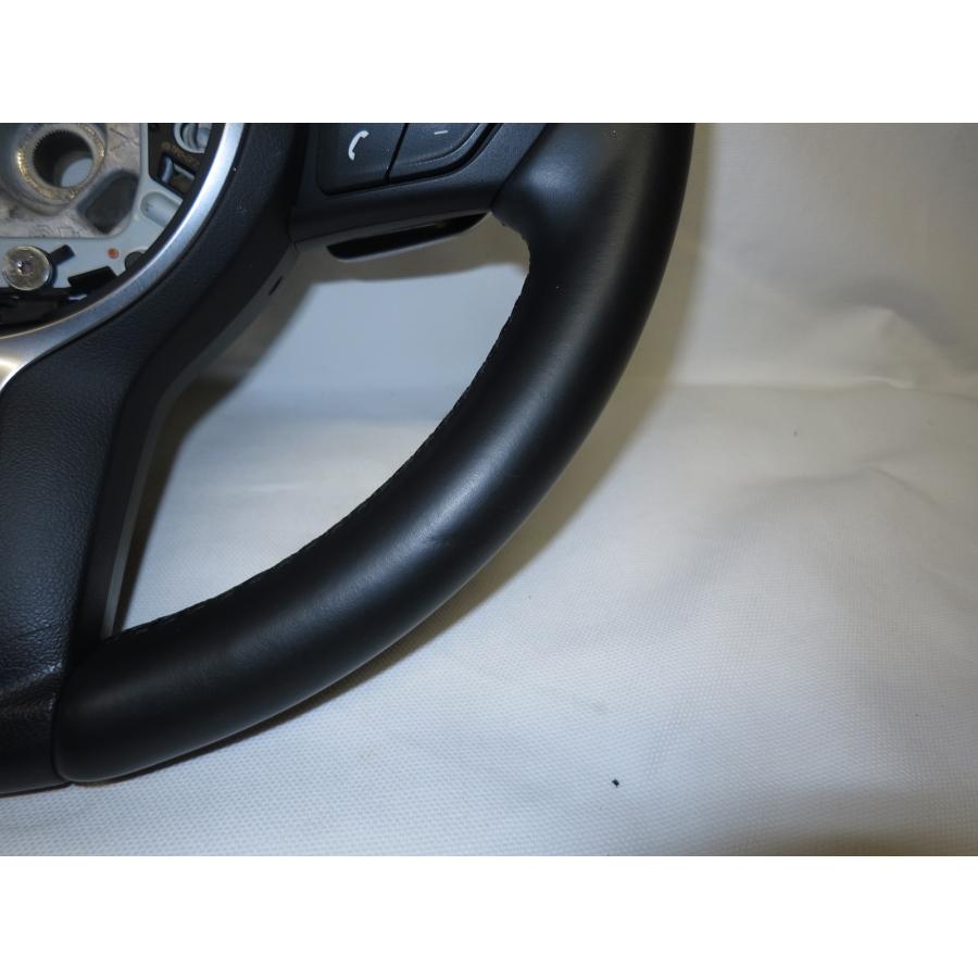 美品! パドル付! F30 BMW 純正 革 ステアリング ハンドル スイッチ 3