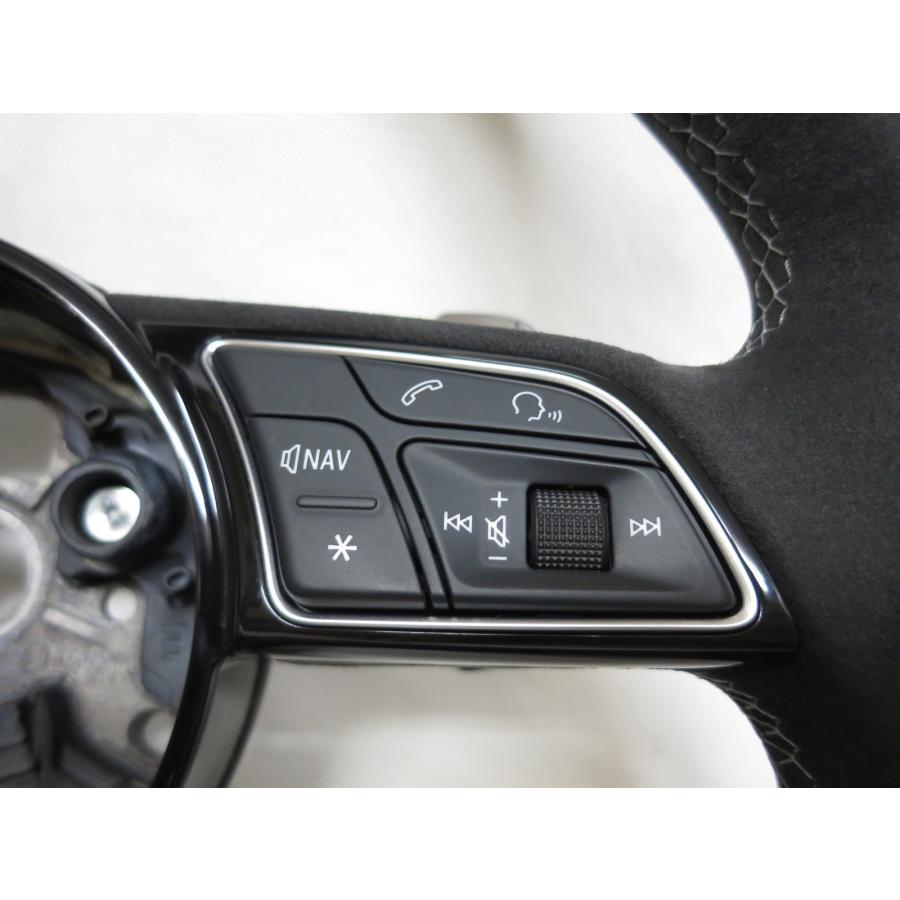 アウディaudi ステアリング・ハンドル RS3 アウディ ステアリング リング アルミ製 A3 A4 A5 Q2 S3 S4 S5 SQ2 RS3