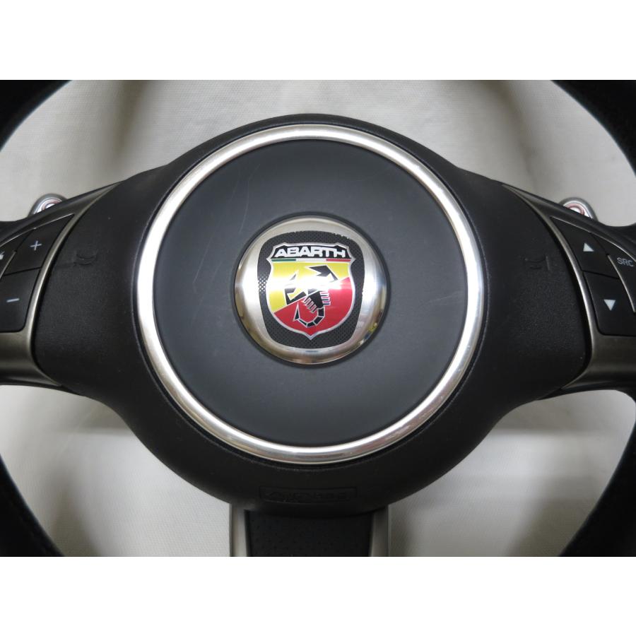 希少! パドルシフト アバルト 595 フィアット 純正 革