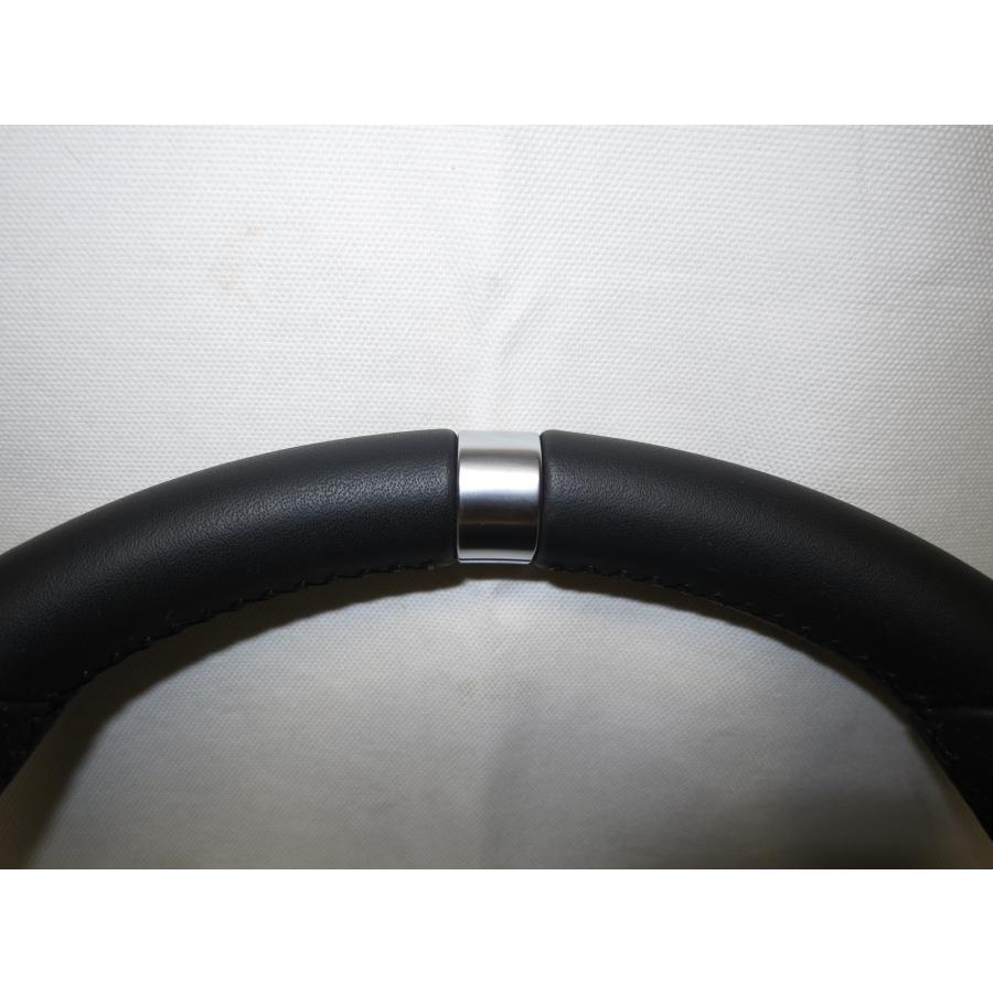 美品! ツーリズモ! アバルト 595 純正 革 ステアリング ハンドル