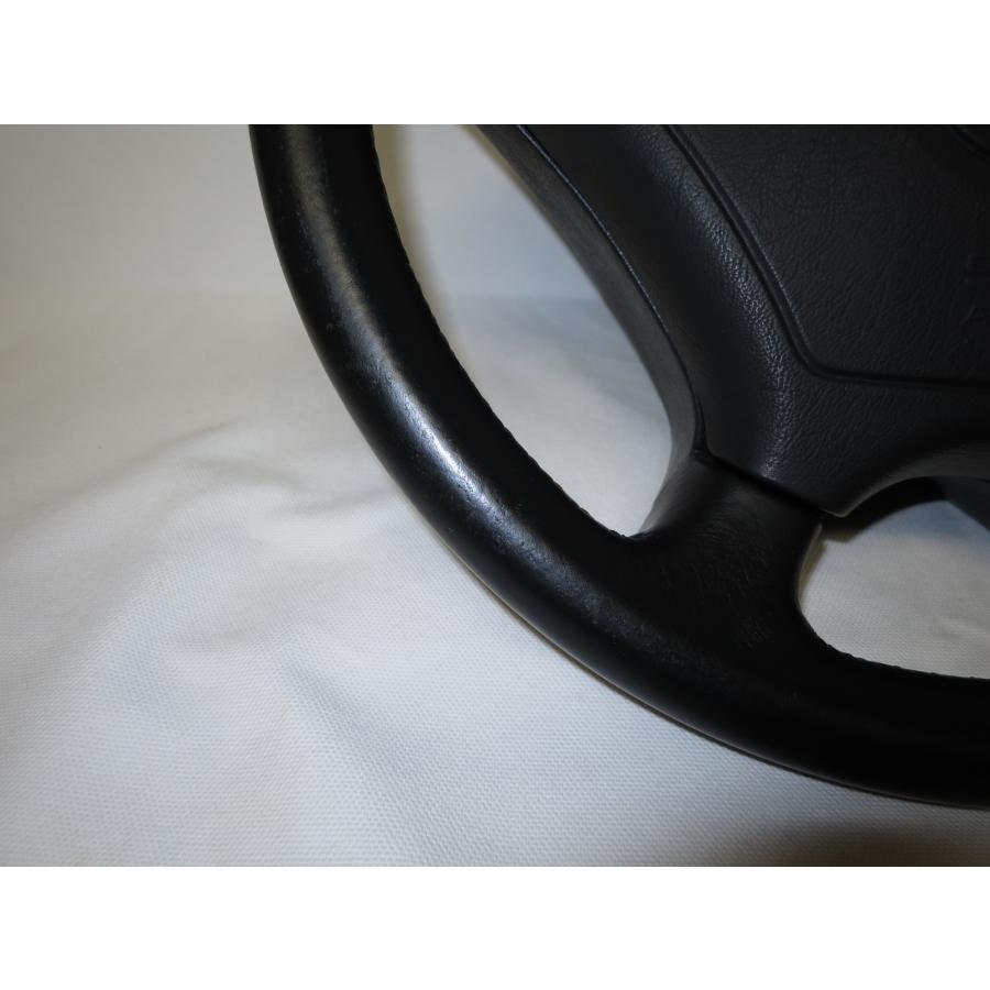 希少スポーツタイプ! W124 純正 革 ステアリング ハンドル エアバック