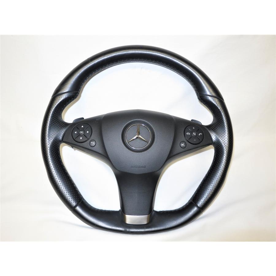 AMGスポーツパッケージ W212 Eクラス 前期 純正 革 ステアリング 運転