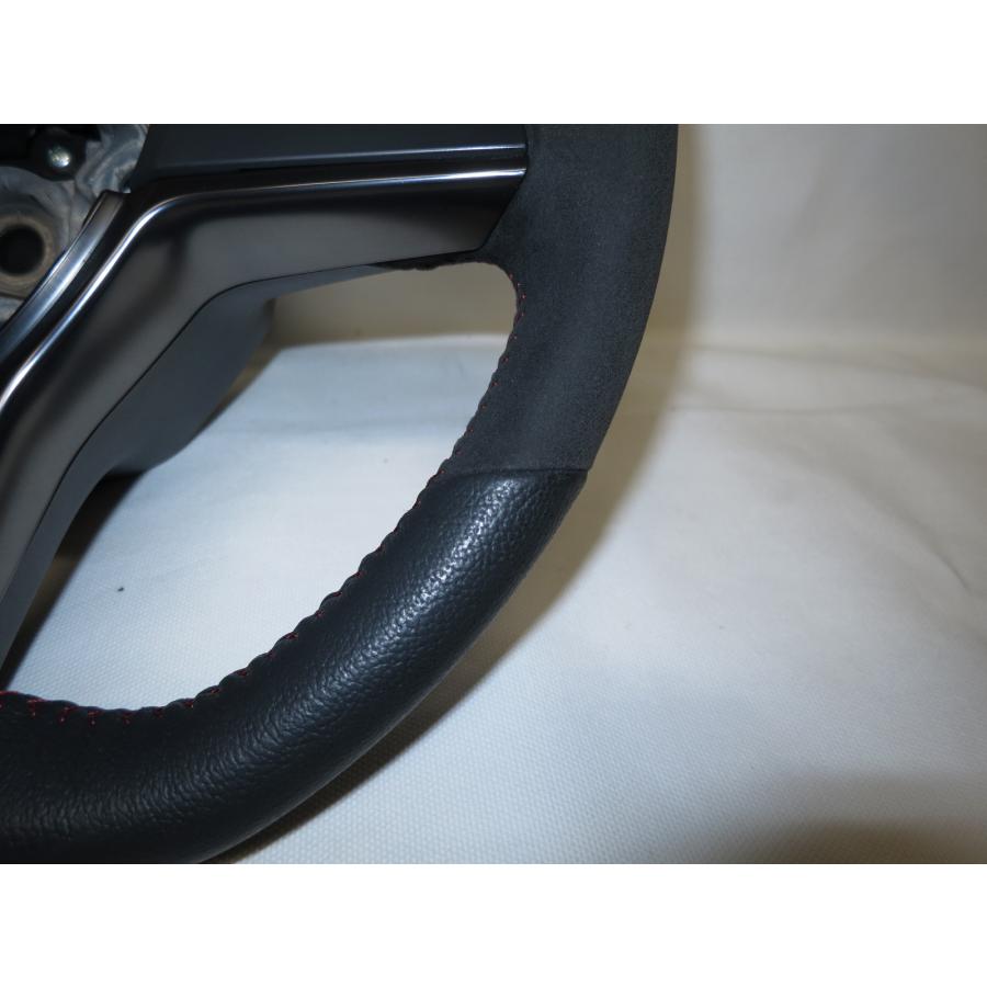 レザーステアリング　NISMO 美品! ノートepower NISMO SニスモE12 HE12 ステアリング ハンドル 本