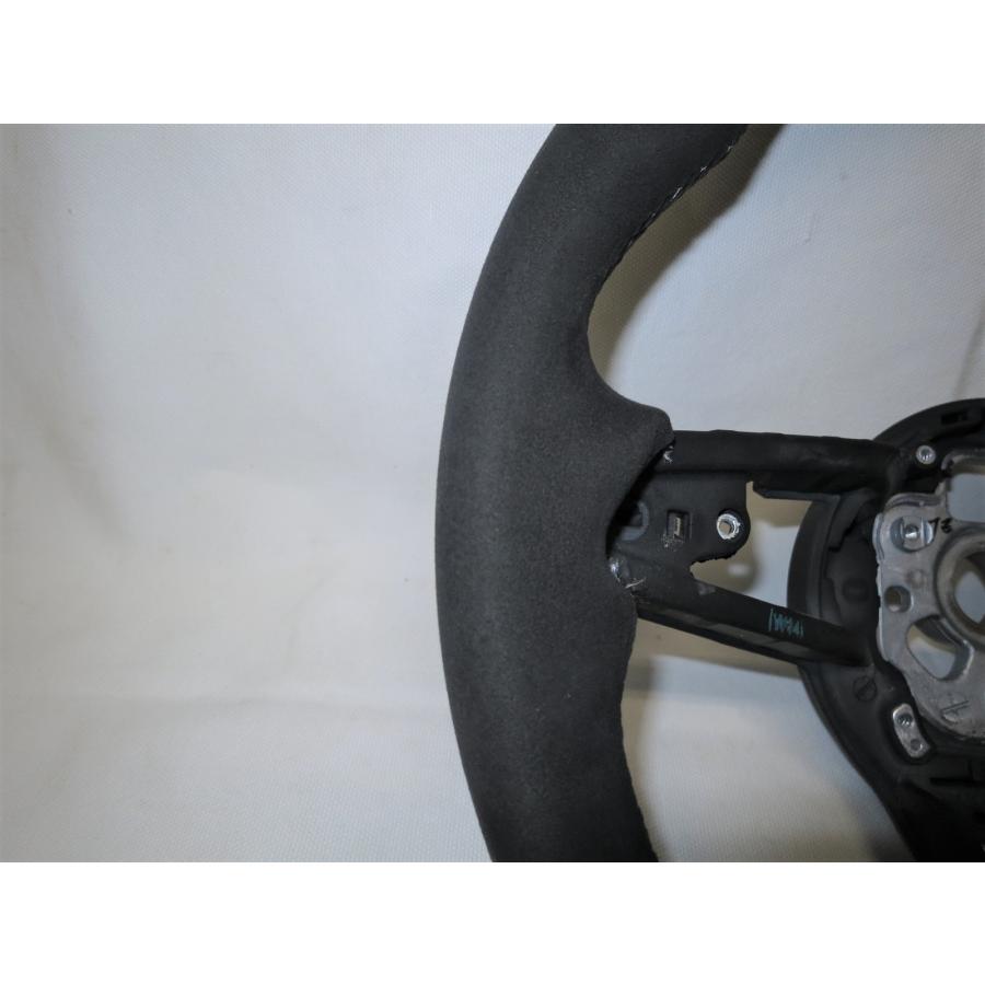 美品! フラットボトム! TT アウディ 8S 純正 アルカンターラ 革