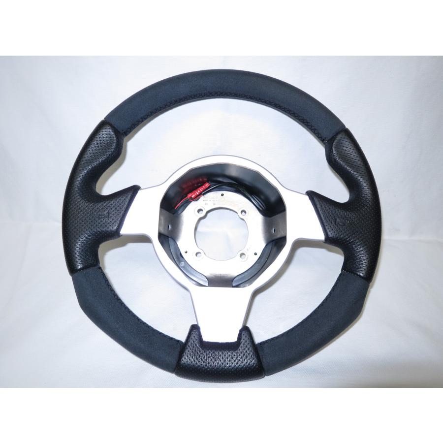 美品!エリーゼ クラブレーサー CR モモ MOMO 32パイ! 純正 スエード 革